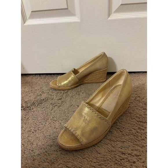 Jack rogers Palmer wedge heel espadrille sandals sz 7.5 - Picture 2 of 9